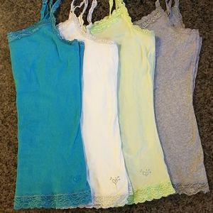 Set of 4! Justice tank tops